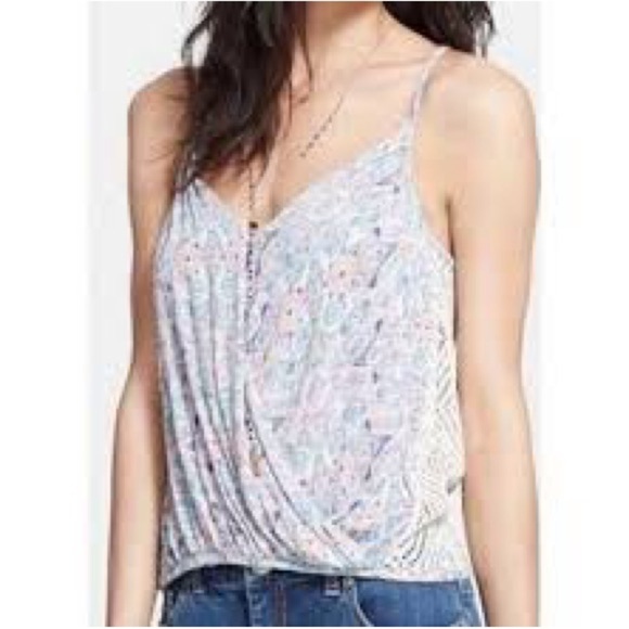 FREE PEOPLE Miles Away Side Embroidered Tank Top - Picture 3 of 5